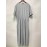 Plus Size Solid V Neck Dress, Casual Criss Cross Short Sleeve Dress For Spring & Summer, Women's Plus Size Clothing