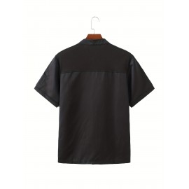 Chef Work Clothes, Men's Short Sleeve Hotel Restaurant Baking Clothing