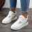 Women's High Top Skate Shoes, Casual Lace Up Outdoor Shoes, Women's Comfortable Sneakers