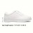 Women's Lace Up Classic Fashion Sneakers, Comfortable Soft Sole Lightweight White Walking Shoes