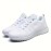 Men's Trendy Solid Woven Knit Breathable Lace Up Running Shoes, Comfy Non Slip Soft Sole Sneakers For Men's Outdoor Activities