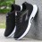 Men's Trendy Solid Colour Woven Knit Breathable Sneakers, Comfy Non Slip Durable Soft Sole Shoes For Men's Outdoor Activities