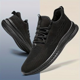 Men's Running Shoes Couple Knit Breathable Lightweight Running Shoes Outdoor Athletic Walking Sneakers For Women, Valentine's Day Spring And Summer
