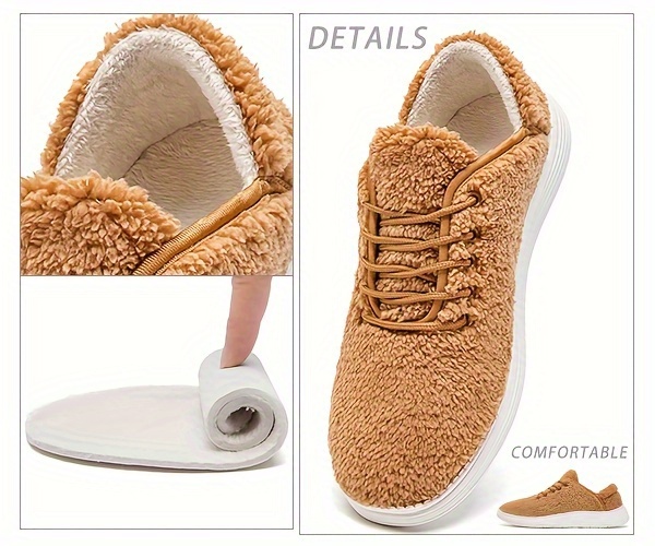men s casual sneakers f02 comfort plush lining   details 0